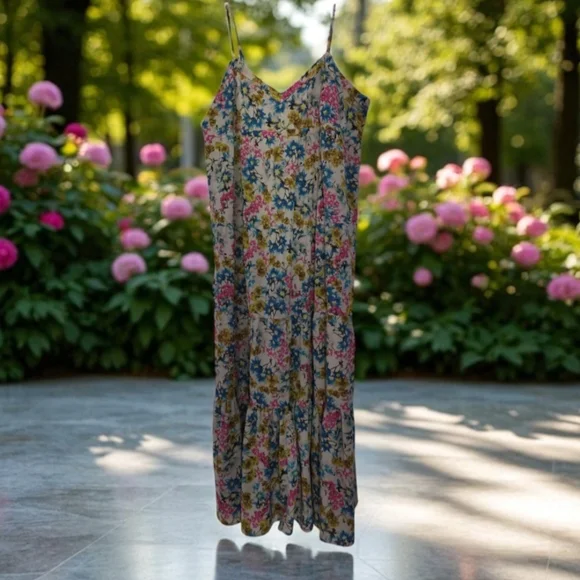 JOE Floral Maxi Dress - Picture 2 of 9